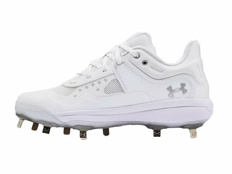 Under Armour Glyde Metal Women's Cleats White 4 Under Armour Glyde Metal Women's Cleats White - Image 2
