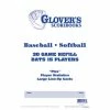 Glover's Scorebook Refill Sheets
