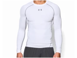 Under Armour HeatGear Men's Long Sleeve Shirt -baseball shop Heatgearwhite