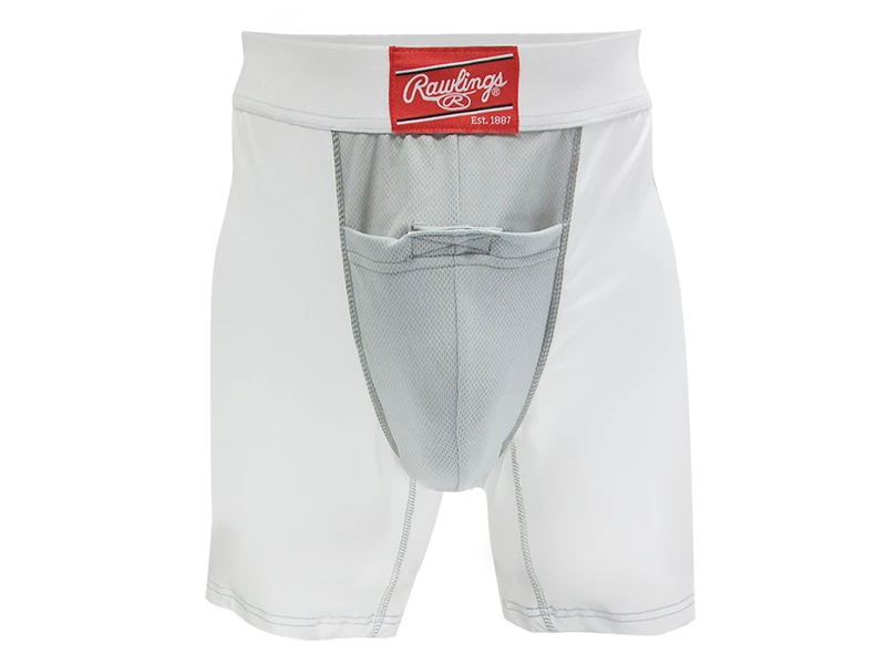 Rawlings Junior Compression Jock Short W/Cup 4 Rawlings Junior Compression Jock Short W/Cup - Image 2
